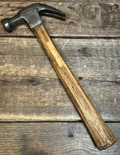 Vintage HWI 16 Oz  Curved Claw Hammer With Octagon Original Handle picture