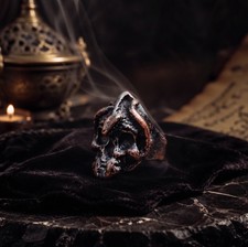 Immortal Djinn Olaris 1,000 Wishes to His Master Rugged Bronze Ring Paranormal picture