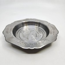 Vintage Courvoisier Le Cognac de Napoleon Metal Bottle Tray Ashtray Pre-owned picture