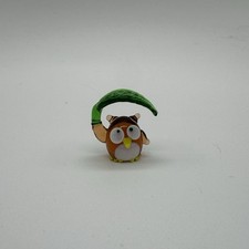 Mini Glass Owl COLLECTABLE Brand New picture