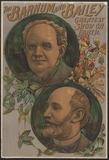 Photo:Barnum & Bailey Circus Poster 1903 Greatest Show on Earth picture