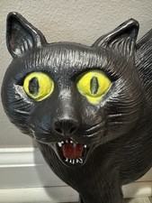 Vtg Don Featherstone Arched Black Cat Blow Mold 1992 Union Products Halloween picture