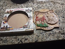 Handmade Romanian Souvenir Wall Plaque picture