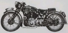 Vincent Motorcycle Bike Picture Sheet Moto Original Vintage Info Article Decor picture