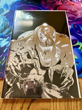 Tormented Tome- Platinum Protector Embossed Spot Foil Kyle Willis Ltd. 100 Venom picture