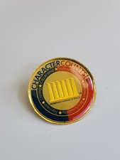 Character Counts Pin Josephson Institute of Ethics 6 Pillars Training Program picture