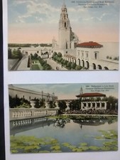 (48) San Diego 1915 Pan.Calif.. Intern.Expo. Postcards, -Unused, color, L.L. Eno picture