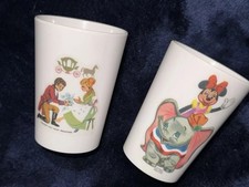 Two Miniature Vintage Walt Disney Cups - Collectors - Minne Mouse / Cinderella picture