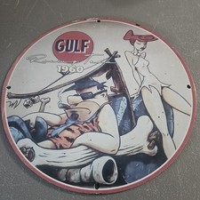 VINTAGE 1960 GULF GASOLINE 12