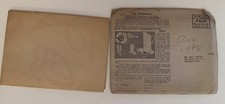 Vintage 1946 The Workbasket Magazine Mailer & Iron On Embroidery Transfer Aug picture