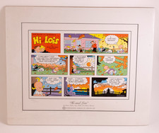 Hi and Lois Comic Lithograph Limited Ed 450/2500 COA by Brian and Greg Walker picture