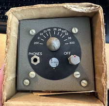 RARE NIB Detrola Beacon Receiver Mod 438 WW2 P-51 P-38 P-40 P-47 Airplane Radio picture