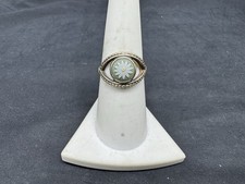 Vintage Wedgwood Jasper Daisy Sterling Silver Ring Size 7.25 picture