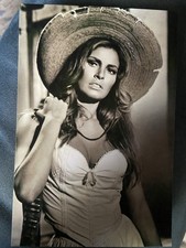 Raquel Welch - Beautiful Young Hollywood Actress Celebrity 4x6” B&W Photograph picture