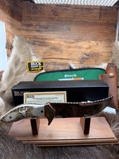 2008 Buck 406EKSLE Custom Limited Kalinga Pro S30V WBC Elk Stag Fixed Knife Mint picture