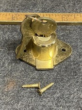 New Eagle Lock Drawer Cabinet Brass With 2 Keys NOS USA picture