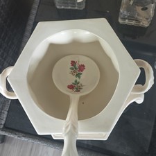 Rare Beautiful Vintage 1976 Duncan Enterprises Ceramic Soup Tureen Set of 4 picture