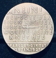 1921 Weimar Republic Paris Dictate January 28, 1921 picture