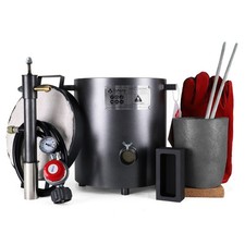 12KG Gas Metal Melting Furnace Propane Gold Silver Copper Smelter Casting Tool picture