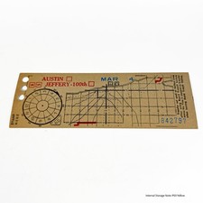 Vintage Chicago Surface Lines Transfer Ticket Austin Jeffery-100th Railroadiana picture