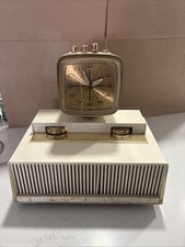 Philco J775 124 Vac Tube AM Clock Vintage Radio picture