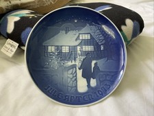 bing grondahl christmas plate 1973 picture