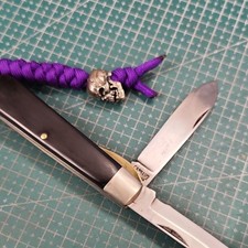 Camillus 1976 Military 2-Blade Slipjoint Pocketknife, Stainless, Black Handle picture
