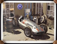 1939 Mercedes-Benz W-154 Silver Arrow Fine Art Print Sune Envall picture