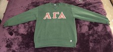 VTG 80s Russell Athletic Alpha Gamma Delta Sorority Sweater-USA Made-XL-AGD-ΑΓΔ picture