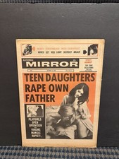 1969 National Mirror Newspaper, Teen Daughters Sex/Father,Great Centerfold (10W) picture