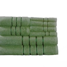 Lavish Home 8Pc Plush Bathroom Towels Set - 100 Cotton Bathroom Essentials 4 picture