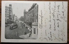 GRAND RAPIDS MICHIGAN ~ Monroe St ~ Main street 1906c UDB Postcard  picture