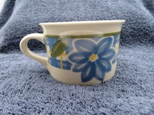 Gibson Housewares Gala Pattern Cup Mug Blue Flower Floral Discontinued picture