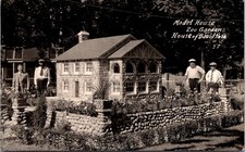 Real Photo PC House of David Park Model House Zoo Gardens Benton Harbor Michigan picture