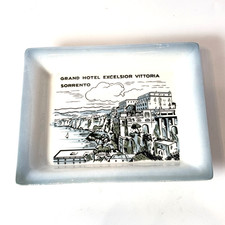 Grand Hotel Excelsior Ashtray Sorrento ITALY Souvenir Porcelain Dish picture