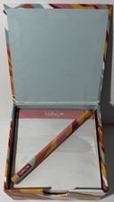 Kipling Swirly Note Cube Logo Monkey White Sheets Matching Pencil Sealed NOS New picture