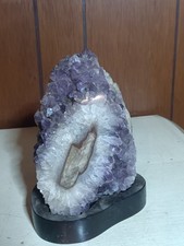 5 Lb 10 Oz Natural Amethyst Freeform With Standl  picture