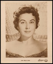 1950s LISA DELLA CASA METROPOLITAN OPERA SINGER PORTRAIT ORIG Photo 659 picture