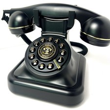 Sangyn Retro Landline Telephone Classic Rotary Design Old Fashioned Corded Desk  picture
