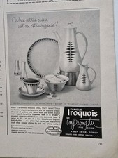 1958 Iroquois Impromptu Fine Mid Century China Vintage Dishes Ad   picture