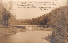 Postcard Chimney Rock? Real Photo Somerville New Jersey 1905 picture