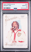 Topps 2014 Allen & Ginter #23 Snoop Doggy Dogg Lion PSA 10 GEM MT  Rapper Lo Pop picture