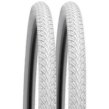 Yunscm 2-Pack, 700X40C Tires, White, 700X40C 42-622 Bicycle Tire Color, Suitabl_ picture