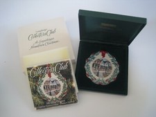 Longaberger Hometown Christmas Ornament w/ Case Flyer & Sleeve 1998 picture