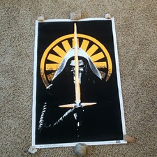 RARE Star Wars KYLO REN Black light Poster Large 23