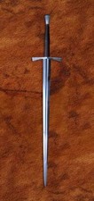 BEAUTIFUL CUSTOM HANDMADE 33'' HIGH CARBON STEEL HUNTING SWORD WITH SHEATH picture