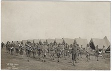 Camp Deneen Military 3rd Regimental Band Illinois National Guard Vintage RPPC picture