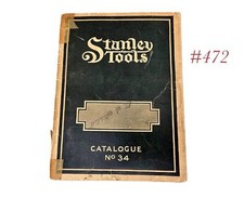 1915 Stanley Tool 34 catalog planes gauges many others picture