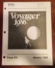 NASA Voyager 1986 Press Kit Booklet - Paperback picture