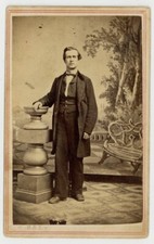 James Ball African American Photographer 1860 Gentleman CDV Photo Black JP  picture